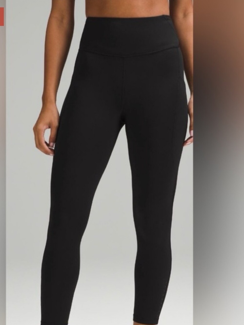 Lululemon Black Fast & Free high-rise 25"  leggings Size 6